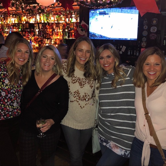 Last 1 SMALL Striped Hoodie w/ floral contrast - Picture 8 of 8